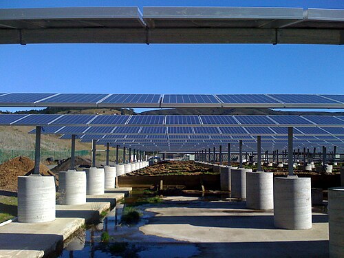 Raised Solar Structure
