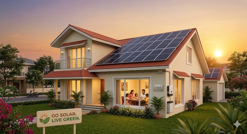 Rooftop Solar for Home Arka Energy